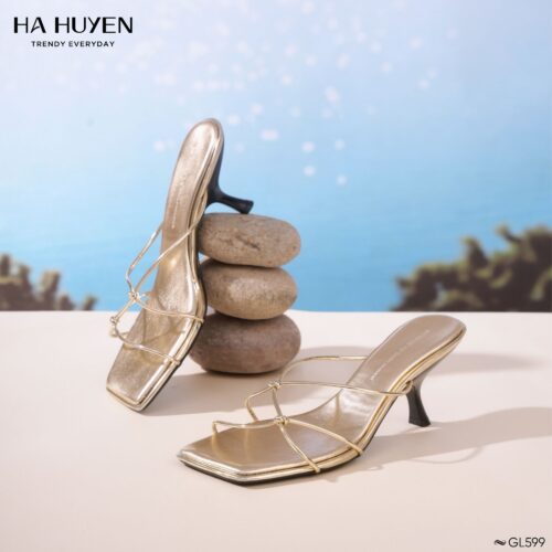 Guốc lê dây siêu mảnh thắt nút 7cm - GL599 - Ảnh 2