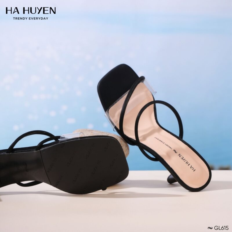 Guốc lê trong phối quai 7cm - GL615 - Ảnh 2