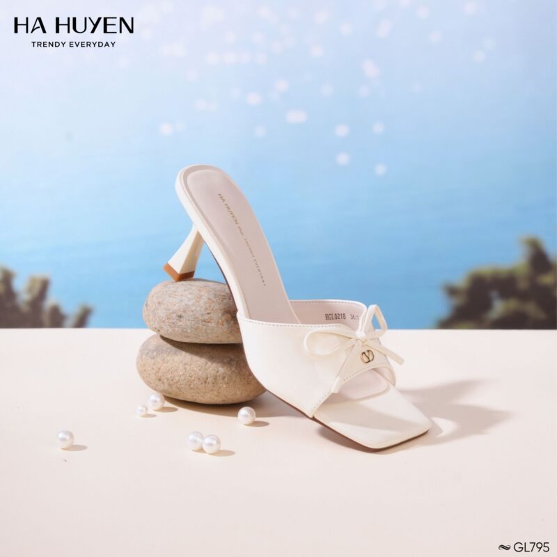 Guốc lê da bóng 7cm - GL795 - Ảnh 3