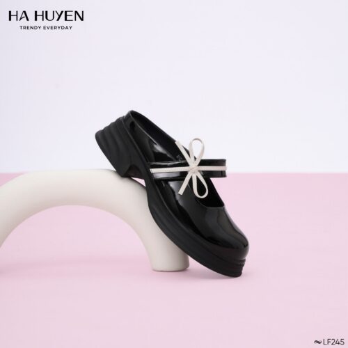 Loafer sục da bóng 4cm - LF245 - Ảnh 2