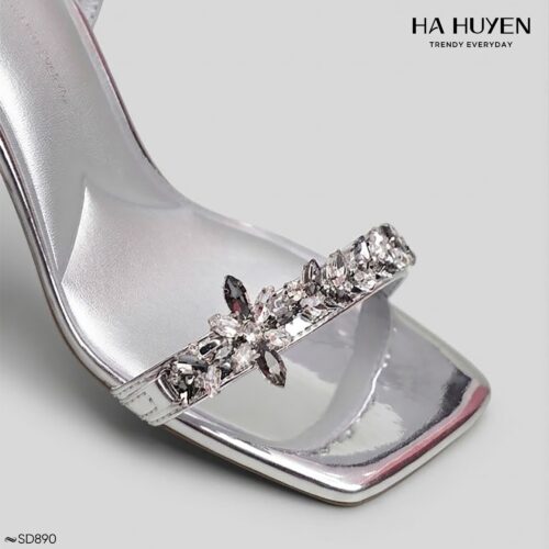 Sandal quai ngang 9cm - SD890 - Ảnh 2
