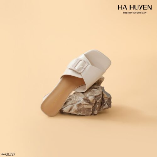 Guốc lê quai quấn khoá cài 7cm - GL727 - Ảnh 2