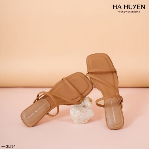 Guốc lê quai quấn chéo 3cm - GL734 - Ảnh 4