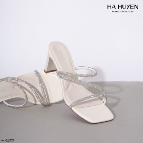 Guốc lê quai đá 7cm - GL777 - Ảnh 2