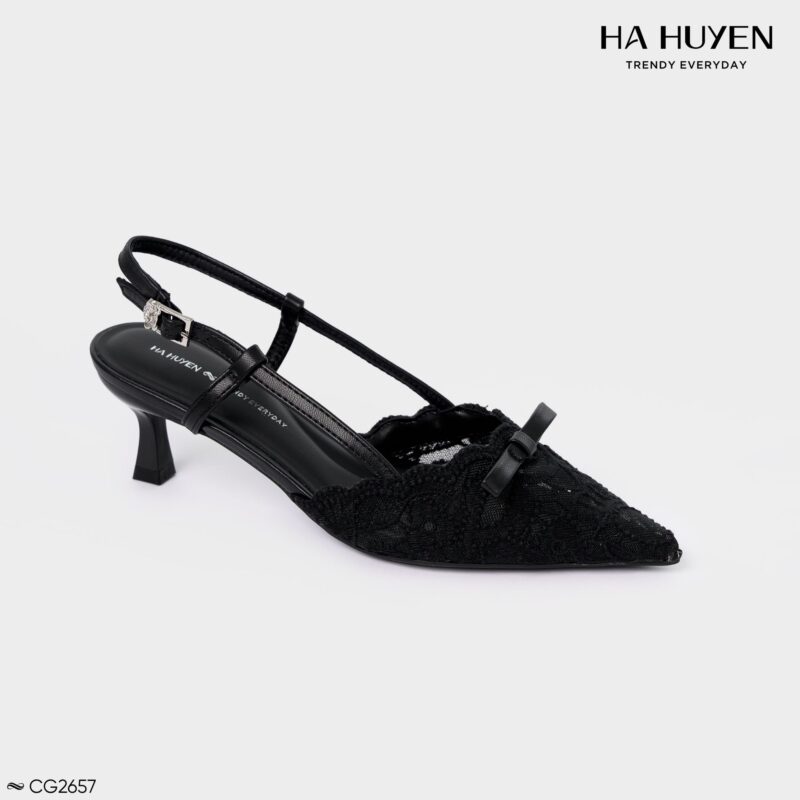 Cao gót ren 5.5cm - CG2657 - Ảnh 4