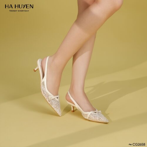 Cao gót ren 5cm - CG2658 - Ảnh 4