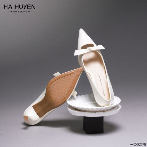 Cao gót mũi nơ 7cm - CG2678 - Ảnh 2