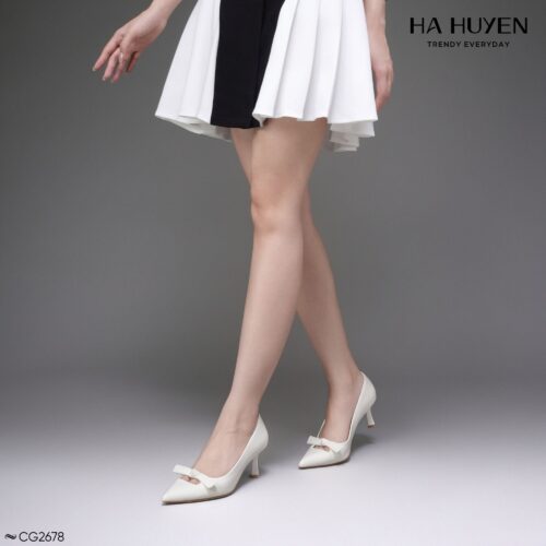 Cao gót mũi nơ 7cm - CG2678 - Ảnh 3