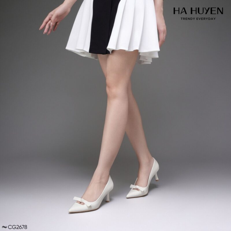 Cao gót mũi nơ 7cm - CG2678 - Ảnh 3