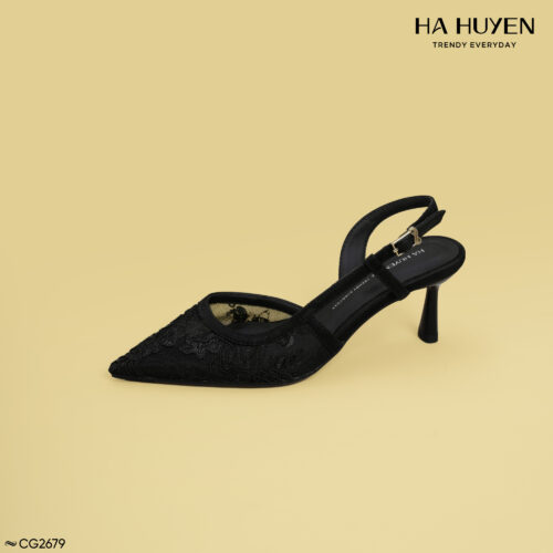 Cao gót ren 7cm - CG2679 - Ảnh 2