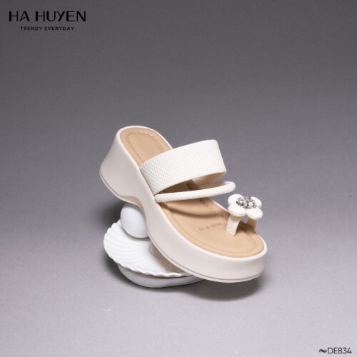 Dép da lì 6cm - DE834 - Ảnh 2