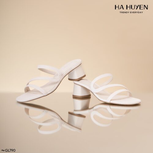 Guốc lê da lì 4cm - GL790