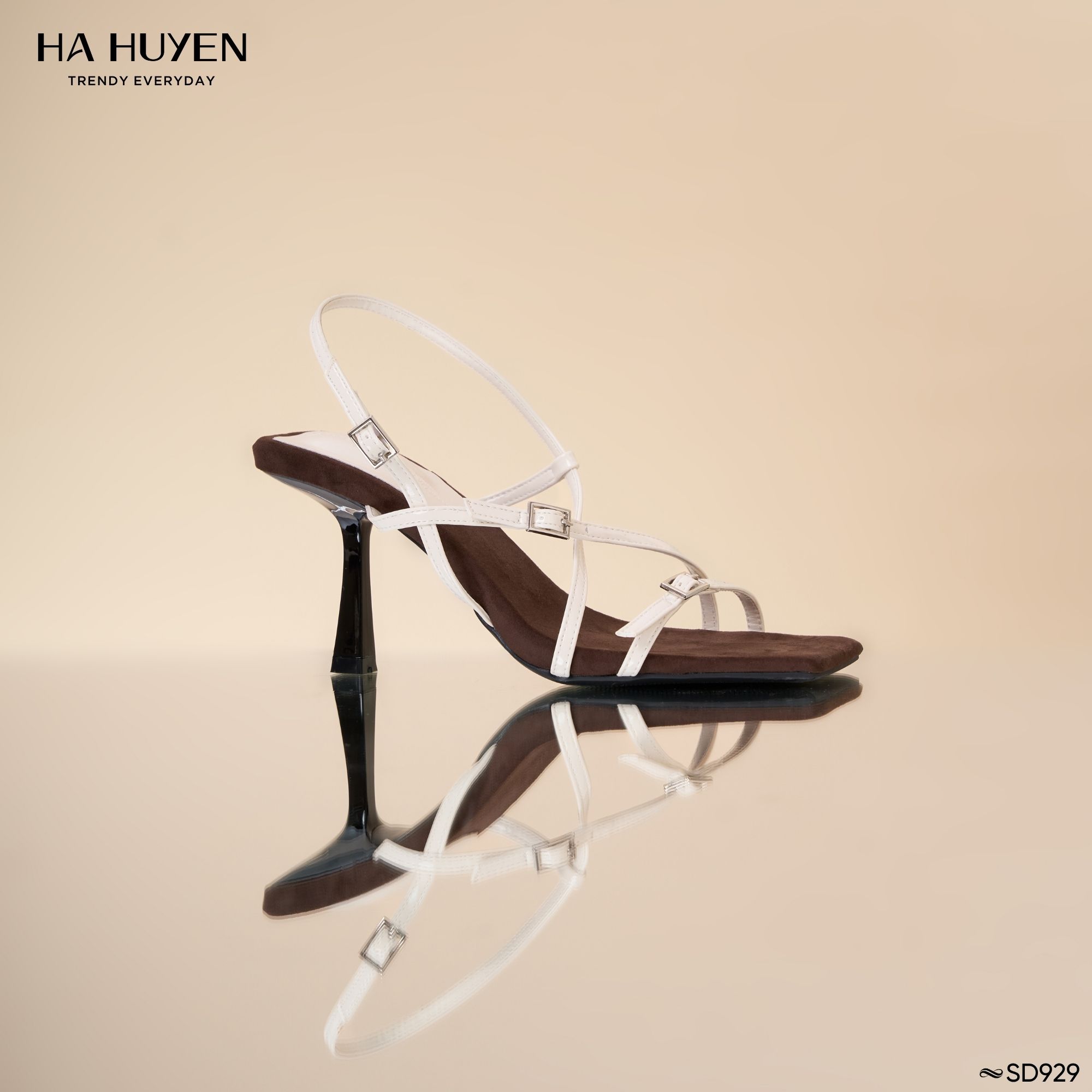 SD929 Sandals da lộn 8cm - SD929 - Ảnh 1