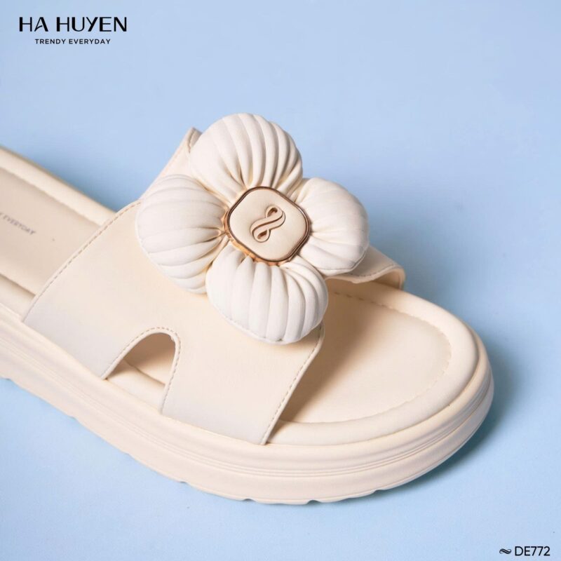 Dép da lì 4cm - DE772 - Ảnh 2