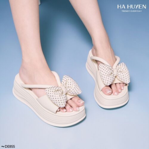 Dép da lì 6cm - DE855 - Ảnh 3