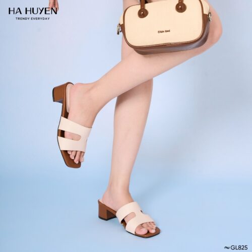 Guốc lê da lì 5cm - GL825 - Ảnh 2