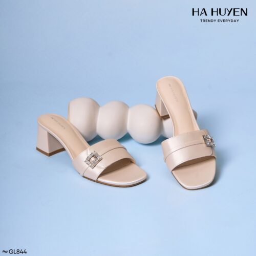 Guốc lê da lì 6cm - GL844 - Ảnh 3
