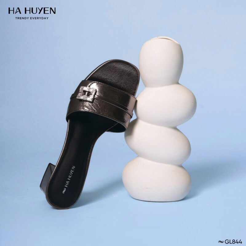 Guốc lê da lì 6cm - GL844 - Ảnh 2