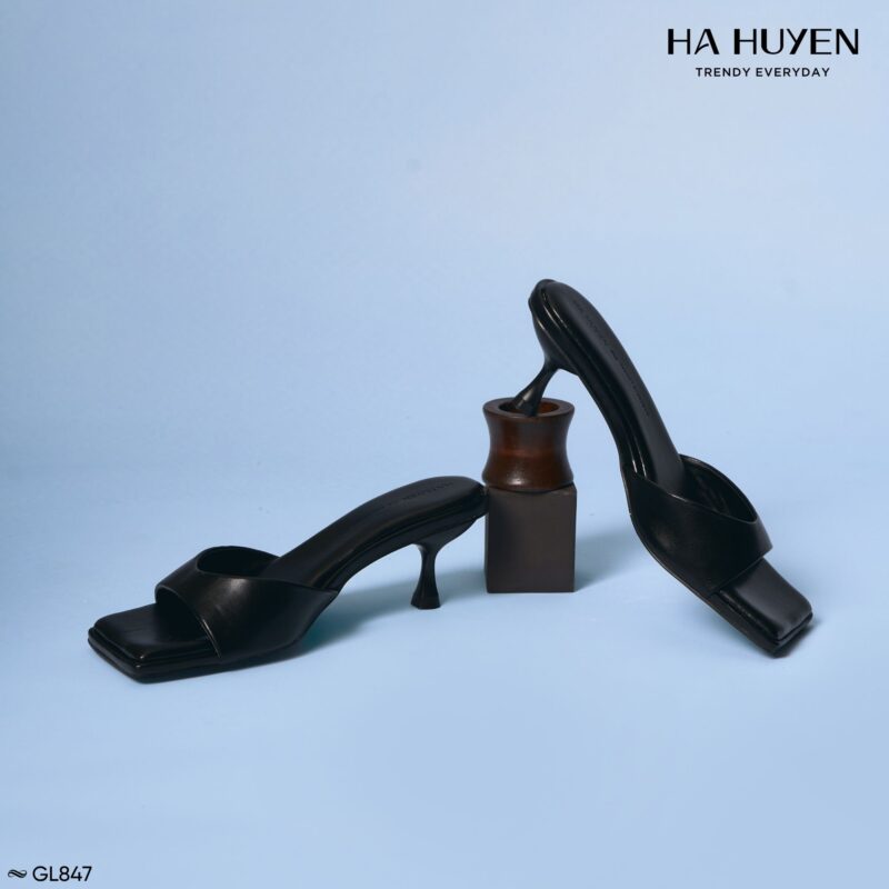 Guốc lê da lì 5cm - GL847 - Ảnh 3