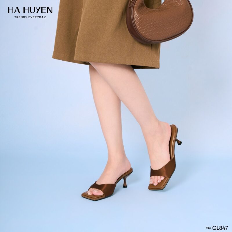 Guốc lê da lì 5cm - GL847 - Ảnh 2