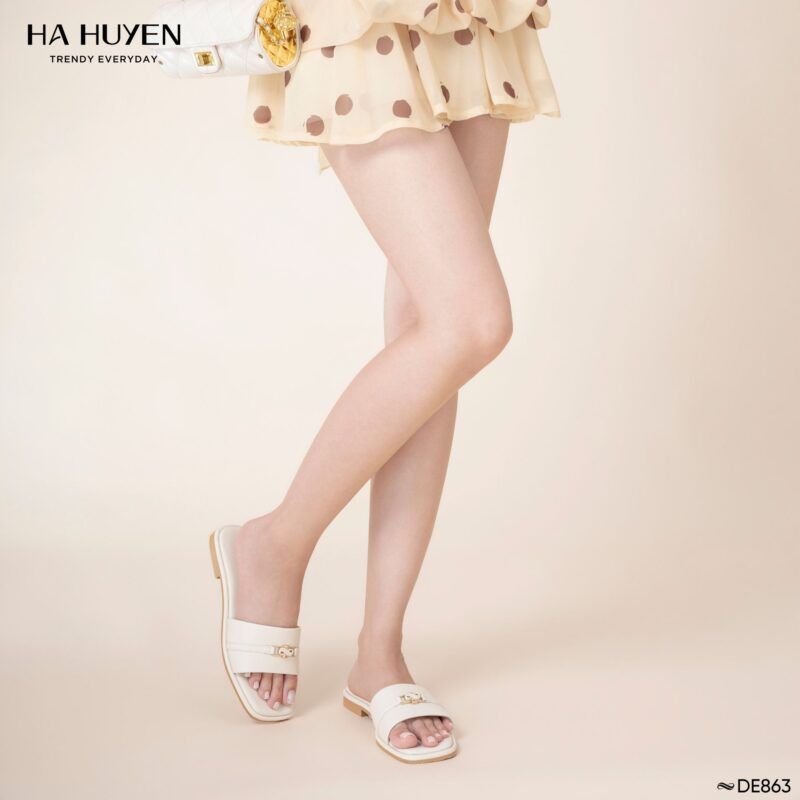 Dép da lì 2cm - DE863 - Ảnh 5