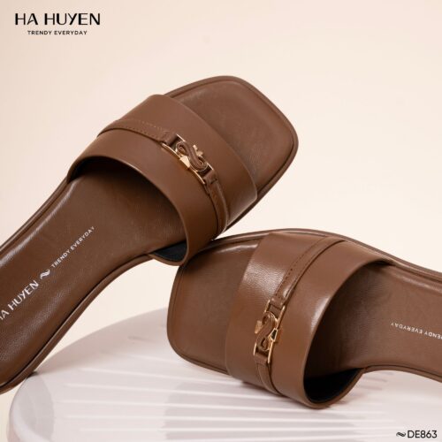 Dép da lì 2cm - DE863 - Ảnh 3