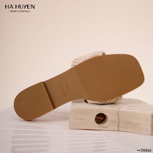 Dép da lì 1cm - DE866 - Ảnh 2