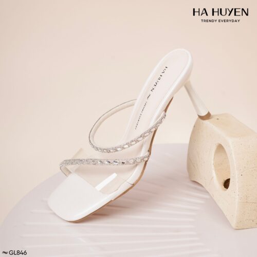 Guốc lê quai đá 7cm - GL846