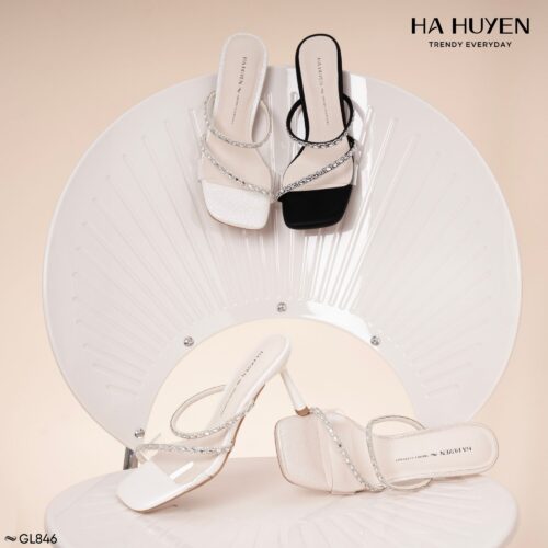 Guốc lê quai đá 7cm - GL846 - Ảnh 6