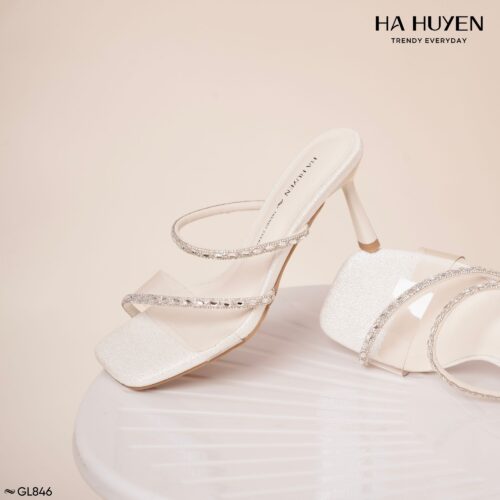 Guốc lê quai đá 7cm - GL846 - Ảnh 5