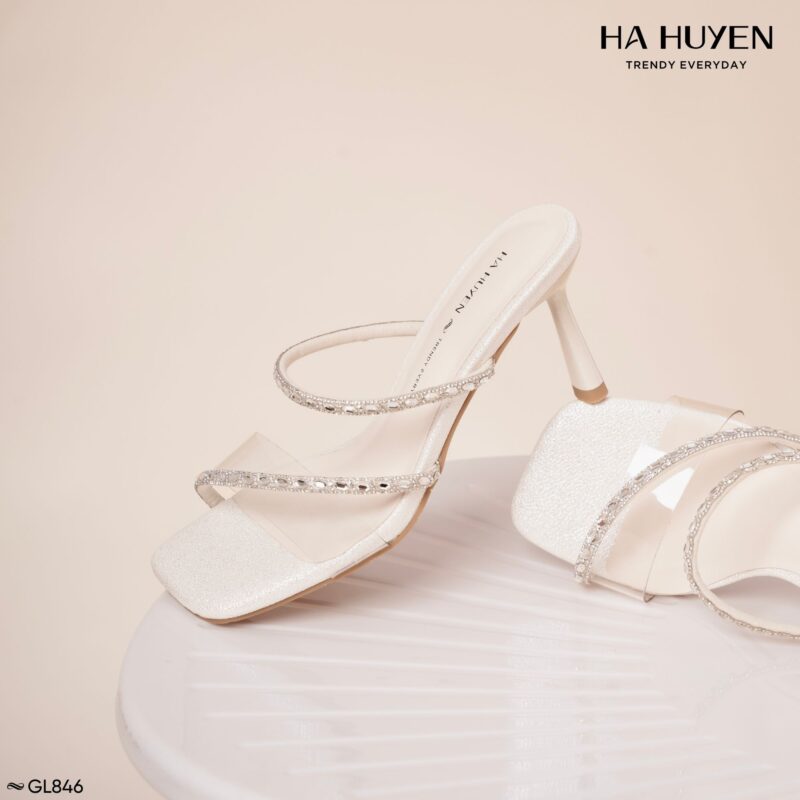 Guốc lê quai đá 7cm - GL846 - Ảnh 5
