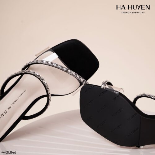 Guốc lê quai đá 7cm - GL846 - Ảnh 4