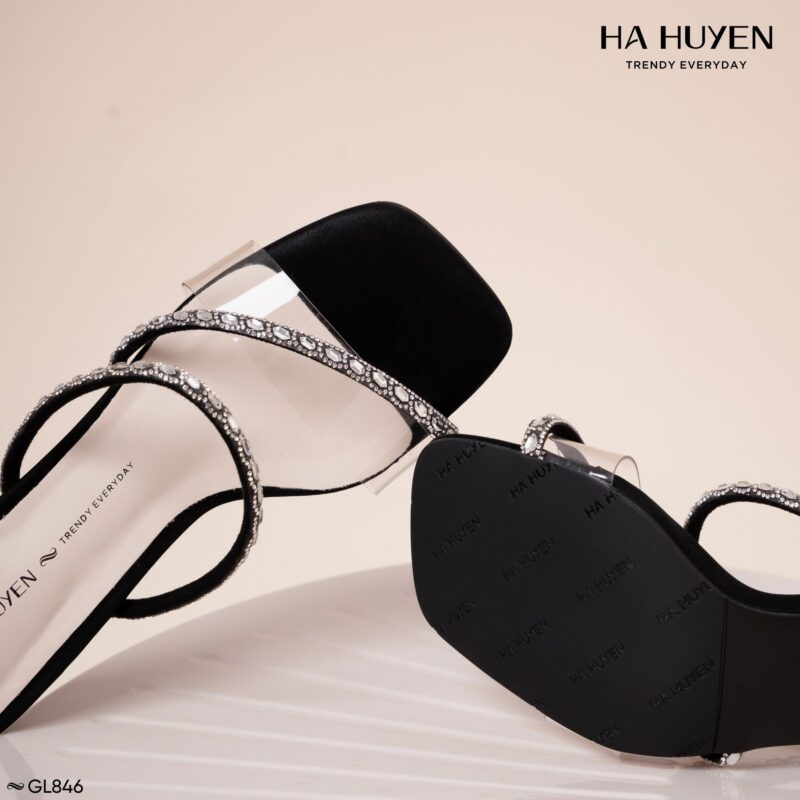 Guốc lê quai đá 7cm - GL846 - Ảnh 4