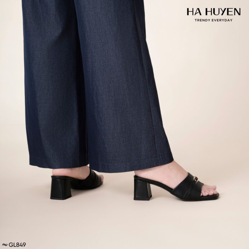 Guốc lê da lì 5cm - GL849 - Ảnh 6