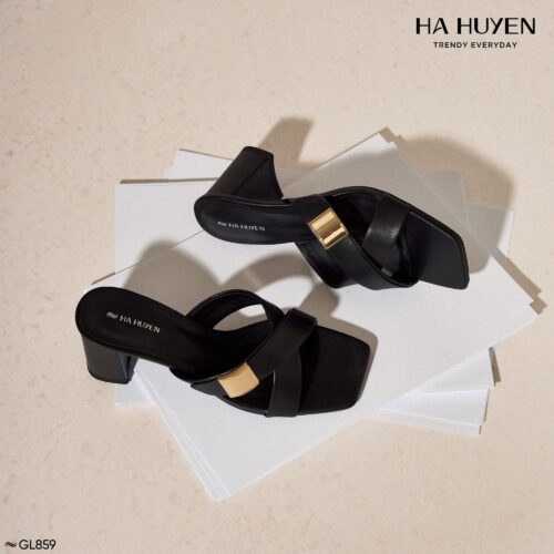 Guốc lê da lì 6cm - GL859 - Ảnh 3