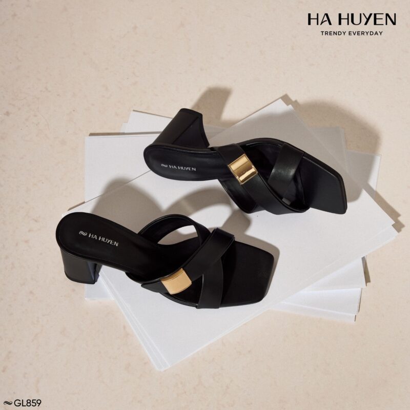 Guốc lê da lì 6cm - GL859 - Ảnh 3