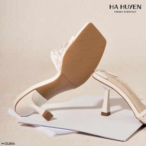 Guốc lê ren hoa 7cm - GL864 - Ảnh 5