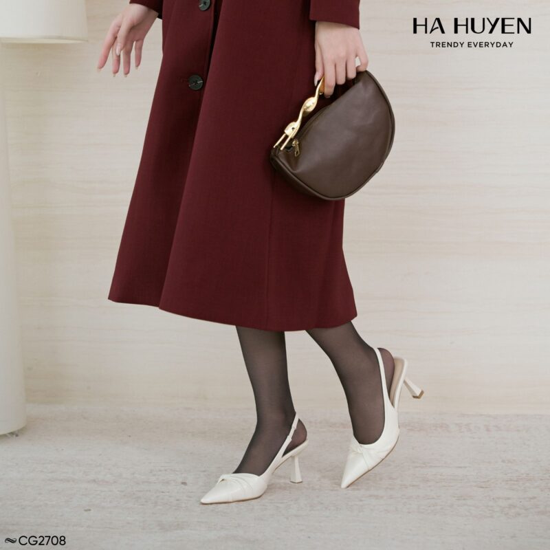 Cao gót xoắn chéo 8cm - CG2708 - Ảnh 3