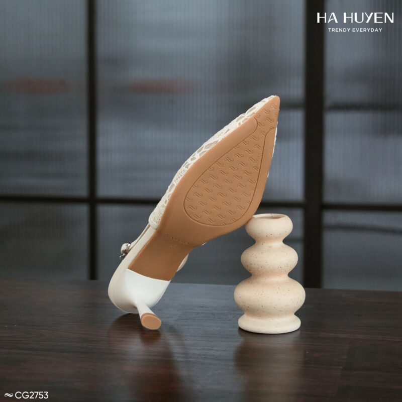 Cao gót ren hoa 6cm - CG2753 - Ảnh 7